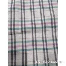 Rayon Nylon Spandex Bengaline Yarn Dyed Check Match Fabric